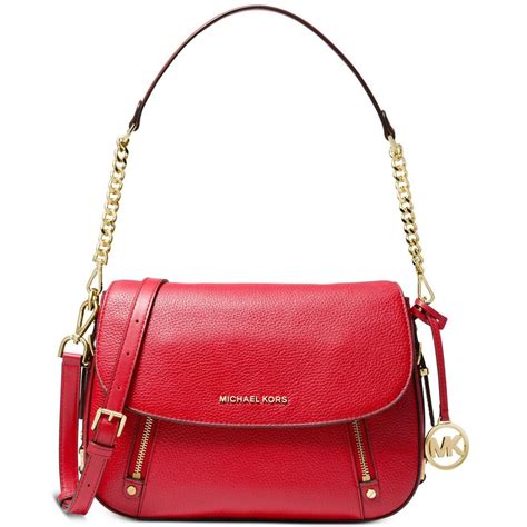 Michael Kors Bedford Legacy Leather Flap Shoulder Bag 